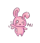 かわいくて愛らしい水滴ウサギ2（個別スタンプ：1）