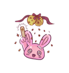 かわいくて愛らしい水滴ウサギ2（個別スタンプ：4）