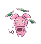かわいくて愛らしい水滴ウサギ2（個別スタンプ：9）