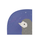 すべてを見透かすアデリーペンギンの子供（個別スタンプ：15）