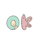 手描きゆるイラストスタンプ（個別スタンプ：1）