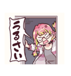 美魔女を自称するかあさんと娘たち。（個別スタンプ：3）