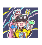 美魔女を自称するかあさんと娘たち。（個別スタンプ：7）