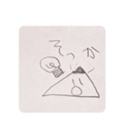 鉛筆で描いたえんぴつくん1（個別スタンプ：4）