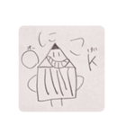 鉛筆で描いたえんぴつくん1（個別スタンプ：6）