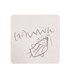 鉛筆で描いたえんぴつくん1（個別スタンプ：9）