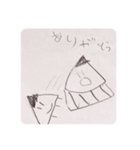 鉛筆で描いたえんぴつくん1（個別スタンプ：10）