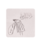 鉛筆で描いたえんぴつくん1（個別スタンプ：16）