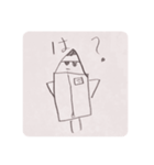 鉛筆で描いたえんぴつくん1（個別スタンプ：19）