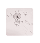鉛筆で描いたえんぴつくん1（個別スタンプ：23）