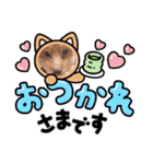 挨拶❤クレオ君とマリーちゃん（個別スタンプ：3）