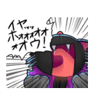 悪魔黒猫とグリフォンのスタンプ（個別スタンプ：36）