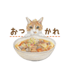 ほっこり猫と食べ物11(修正版）（個別スタンプ：22）