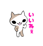 ねこちゃんスタンプ1文字あり（個別スタンプ：24）