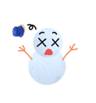 雪だるま 宗谷の日の出わかんない(稚内)（個別スタンプ：17）