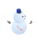 雪だるま 宗谷の日の出わかんない(稚内)（個別スタンプ：18）