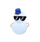 雪だるま 宗谷の日の出わかんない(稚内)（個別スタンプ：27）