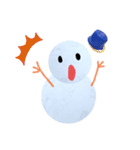 雪だるま 宗谷の日の出わかんない(稚内)（個別スタンプ：33）