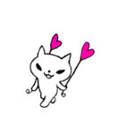 ねこちゃんスタンプ2文字なし（個別スタンプ：1）