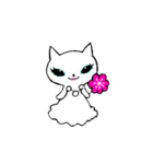 ねこちゃんスタンプ2文字なし（個別スタンプ：2）