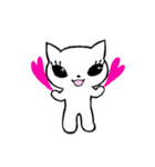 ねこちゃんスタンプ2文字なし（個別スタンプ：3）