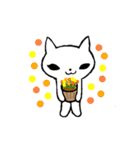 ねこちゃんスタンプ2文字なし（個別スタンプ：6）