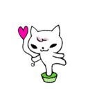 ねこちゃんスタンプ2文字なし（個別スタンプ：9）
