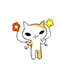ねこちゃんスタンプ2文字なし（個別スタンプ：19）