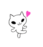 ねこちゃんスタンプ2文字なし（個別スタンプ：20）