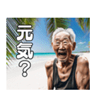 南国からこんにちは【爺さん】（個別スタンプ：13）