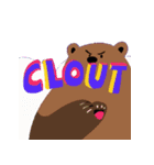 いたずらクマの英語スラング 3（個別スタンプ：7）