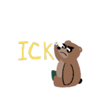 いたずらクマの英語スラング 3（個別スタンプ：19）
