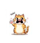 可愛いネコのイラストだよ．（個別スタンプ：5）
