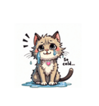 可愛いネコのイラストだよ．（個別スタンプ：9）
