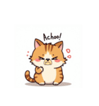 可愛いネコのイラストだよ．（個別スタンプ：12）
