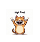 可愛いネコのイラストだよ．（個別スタンプ：16）
