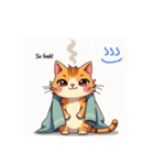 可愛いネコのイラストだよ．（個別スタンプ：24）