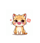 可愛いネコのイラストだよ．（個別スタンプ：26）
