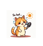 可愛いネコのイラストだよ．（個別スタンプ：31）