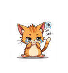 可愛いネコのイラストだよ．（個別スタンプ：35）
