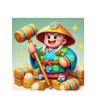 七福神（日本の七人の神）（個別スタンプ：2）