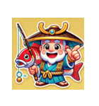 七福神（日本の七人の神）（個別スタンプ：4）
