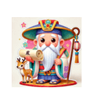 七福神（日本の七人の神）（個別スタンプ：5）