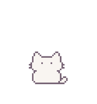 あまもりわーるど ドット絵 【ねこ】（個別スタンプ：40）