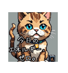 だらけた猫達の気持ち（個別スタンプ：9）