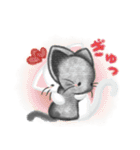 くろにゃんズ1（個別スタンプ：17）