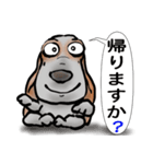 バセットハウンド(犬) 53（個別スタンプ：17）