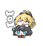 弦巻マキ＆宮舞モカ × ぬくぬくにぎりめし（個別スタンプ：34）