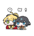 弦巻マキ＆宮舞モカ × ぬくぬくにぎりめし（個別スタンプ：37）