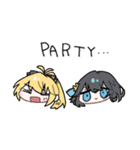 弦巻マキ＆宮舞モカ × ぬくぬくにぎりめし（個別スタンプ：40）